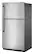 Alt View 5. Maytag - 21.2 Cu. Ft. Top-Freezer Refrigerator - Fingerprint Resistant Stainless Steel.