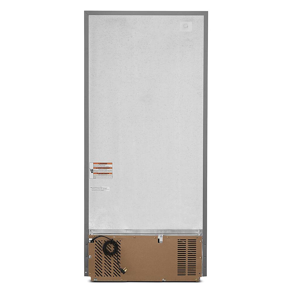 Alt View 3. Maytag - 18.1 Cu. Ft. Top-Freezer Refrigerator - Fingerprint Resistant Stainless Steel.