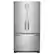 Front. Whirlpool - 25.2 Cu. Ft. French Door Refrigerator with Internal Water Dispenser - Fingerprint Resistant Stainless Steel.