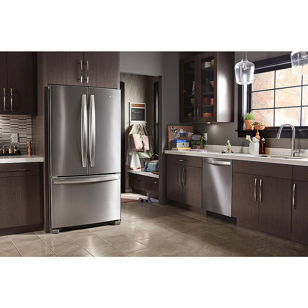 Alt View 14. Whirlpool - 25.2 Cu. Ft. French Door Refrigerator with Internal Water Dispenser - Fingerprint Resistant Stainless Steel.