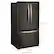 Alt View 2. Whirlpool - 25.2 Cu. Ft. French Door Refrigerator with Internal Water Dispenser - Black Stainless Steel with Printshield Finish.