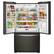 Left. Whirlpool - 25.2 Cu. Ft. French Door Refrigerator with Internal Water Dispenser - Black Stainless Steel with Printshield Finish.