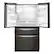 Angle. Whirlpool - 24.5 Cu. Ft. 4-Door French Door Refrigerator - Black Stainless Steel with PrintShield Finish.