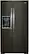 Front. Whirlpool - 28.4 Cu. Ft. Side-by-Side Refrigerator with In-Door-Ice Storage - Black Stainless Steel with Printshield Finish.