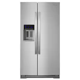 Whirlpool - 28.4 Cu. Ft. Side-by-Side Refrigerator with In-Door-Ice Storage - Stainless Steel
