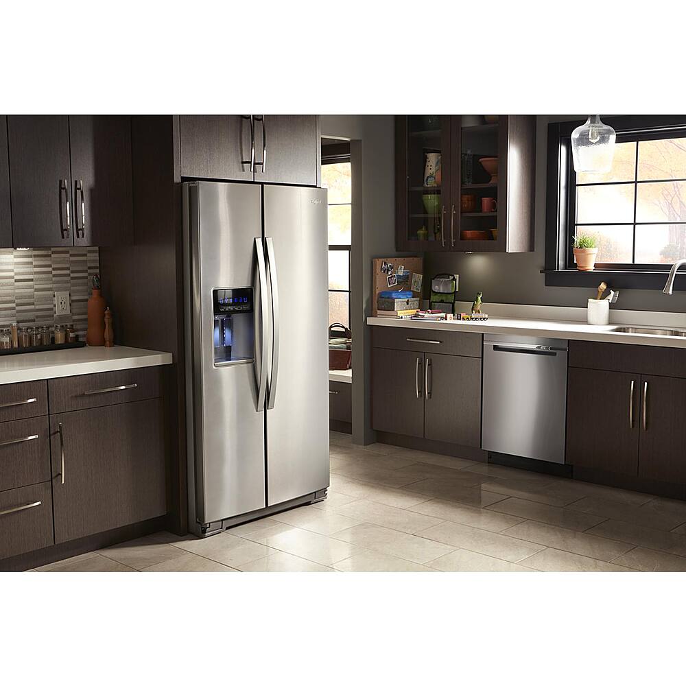 Alt View 15. Whirlpool - 28.4 Cu. Ft. Side-by-Side Refrigerator with In-Door-Ice Storage - Fingerprint Resistant Stainless Steel.