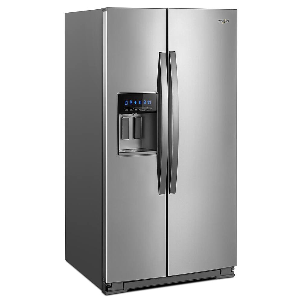 Alt View 3. Whirlpool - 28.4 Cu. Ft. Side-by-Side Refrigerator with In-Door-Ice Storage - Fingerprint Resistant Stainless Steel.