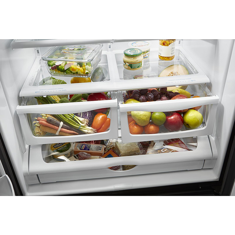 Whirlpool 24.7 Cu. Ft. French Door Refrigerator Stainless Steel OBX ...