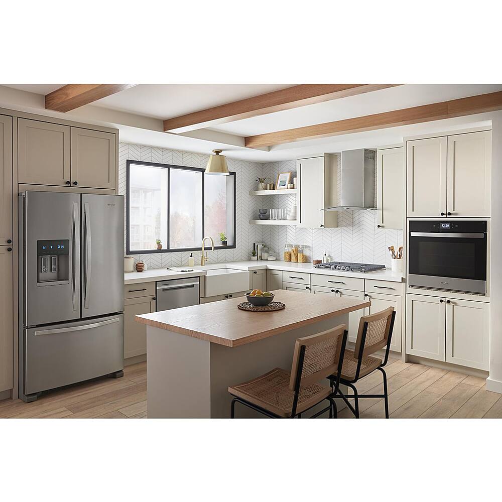 Alt View 15. Whirlpool - 24.7 Cu. Ft. French Door Refrigerator - Fingerprint Resistant Stainless Steel.