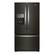 Front. Whirlpool - 24.7 Cu. Ft. French Door Refrigerator - Black Stainless Steel with Printshield Finish.