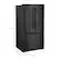 Alt View 2. Whirlpool - 25.2 Cu. Ft. French Door Refrigerator with Internal Water Dispenser - Black.