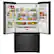 Left. Whirlpool - 25.2 Cu. Ft. French Door Refrigerator with Internal Water Dispenser - Black.