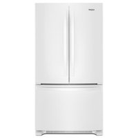 Whirlpool - 25.2 Cu. Ft. French Door Refrigerator with Internal Water Dispenser - White - Front_Zoom