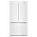 Front. Whirlpool - 25.2 Cu. Ft. French Door Refrigerator with Internal Water Dispenser - White.