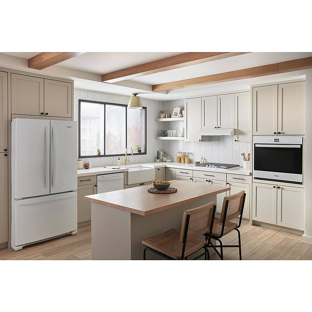 Alt View 13. Whirlpool - 25.2 Cu. Ft. French Door Refrigerator with Internal Water Dispenser - White.