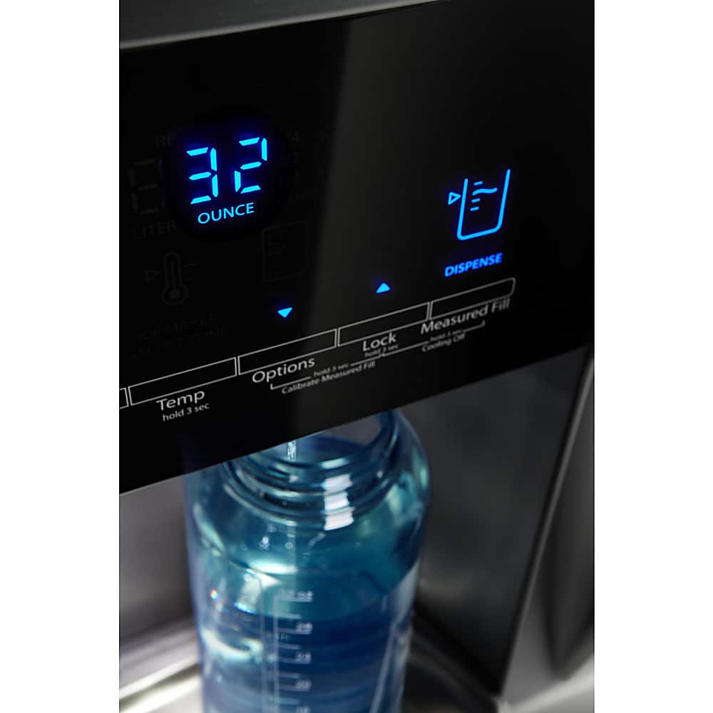 Alt View 5. Whirlpool - 25 cu. ft. French Door Refrigerator with External Ice and Water Dispenser - White.