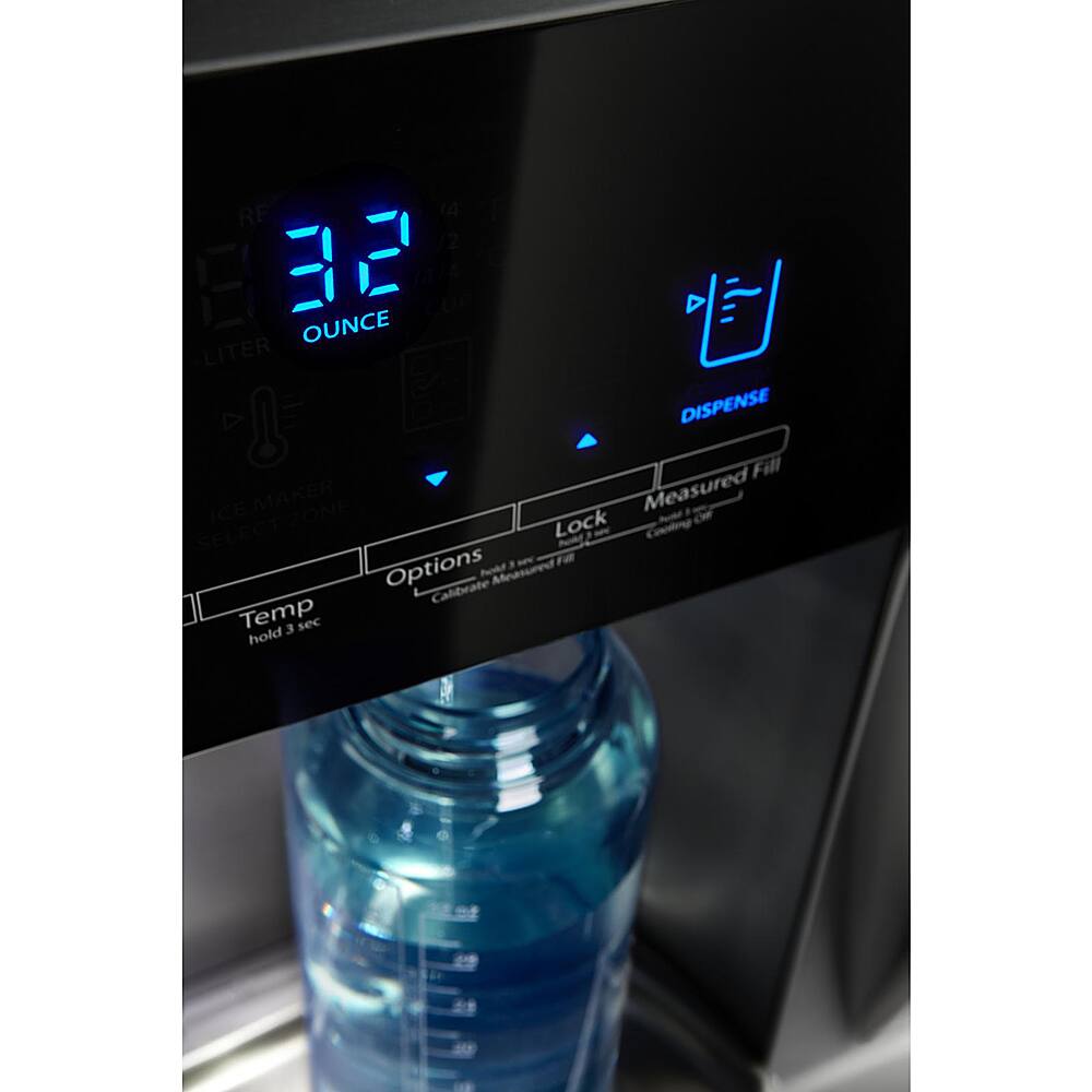 Alt View 5. Whirlpool - 25 cu. ft. French Door Refrigerator with External Ice and Water Dispenser - White.