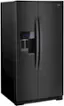 Angle. Whirlpool - 28.5 Cu. Ft. Side-by-Side Refrigerator with In-Door-Ice Storage - Black.