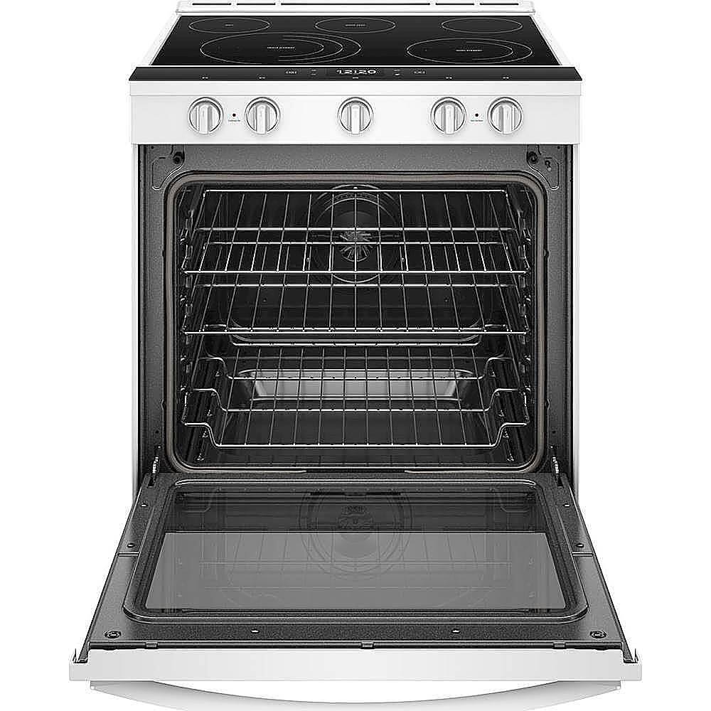 Alt View 11. Whirlpool - 6.4 Cu. Ft. Self-Cleaning Slide-In Electric Convection Range - White.