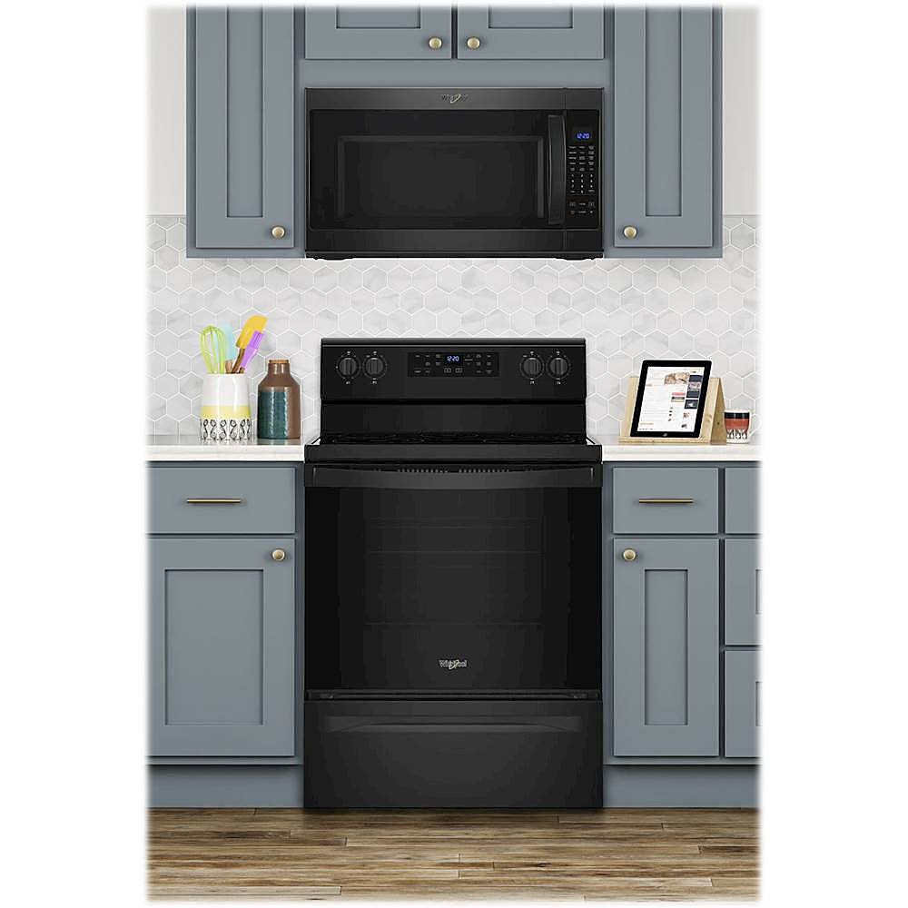Alt View 17. Whirlpool - 5.3 Cu. Ft. Freestanding Electric Range - Black.