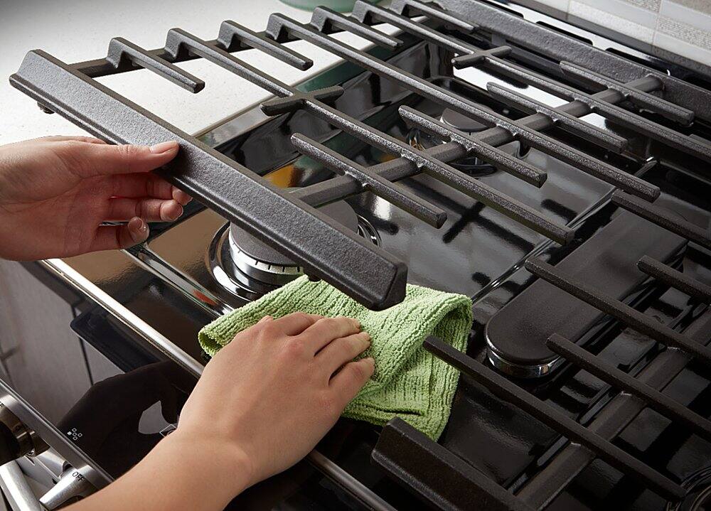 Alt View 17. Whirlpool - 5.8 Cu. Ft. Slide-In Gas Convection Range with Self-Cleaning with Air Fry with Connection - Fingerprint Resistant Stainless Steel.