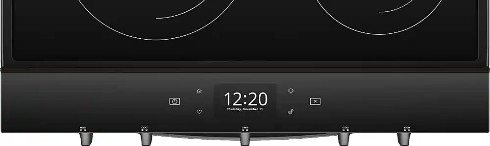 Alt View 1. Whirlpool - 6.4 Cu. Ft. Slide-In Electric Convection Range with Self-Cleaning with Air Fry with Connection - Fingerprint Resistant Black Stainless Steel.