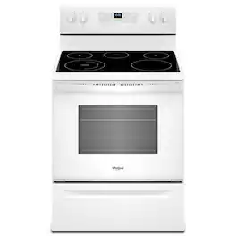 Whirlpool - 5.3 Cu. Ft. Freestanding Electric Range - White