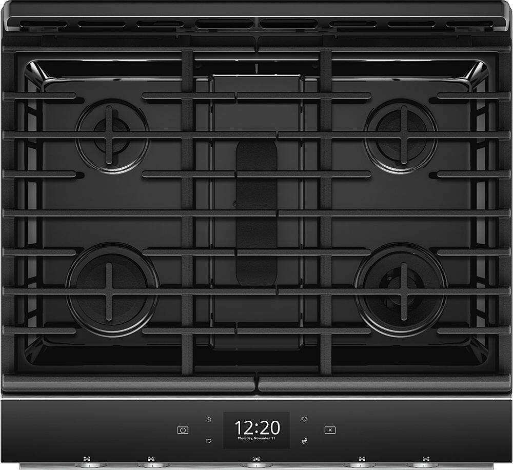 Alt View 11. Whirlpool - 5.8 Cu. Ft. Self-Cleaning Slide-In Gas Convection Range - Fingerprint Resistant Stainless Steel.