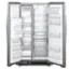 Angle. Whirlpool - 24.6 Cu. Ft. Side-by-Side Refrigerator - Fingerprint Resistant Stainless Steel.
