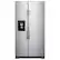 Front. Whirlpool - 24.6 Cu. Ft. Side-by-Side Refrigerator - Fingerprint Resistant Stainless Steel.
