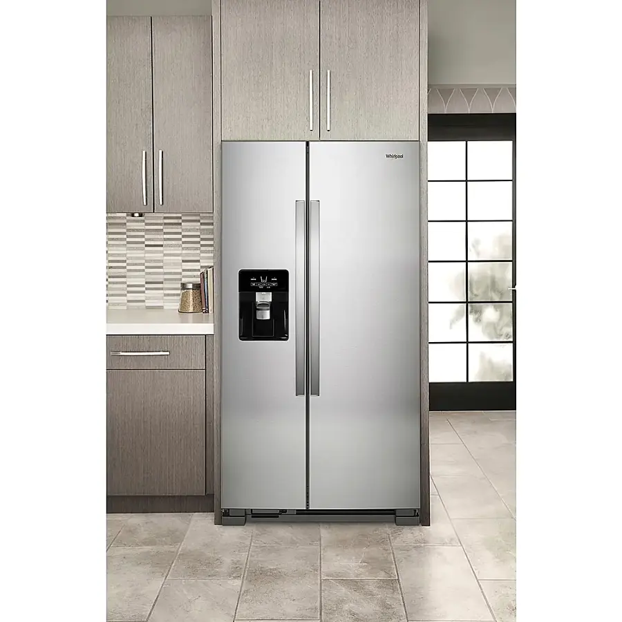 Alt View 13. Whirlpool - 24.6 Cu. Ft. Side-by-Side Refrigerator - Fingerprint Resistant Stainless Steel.