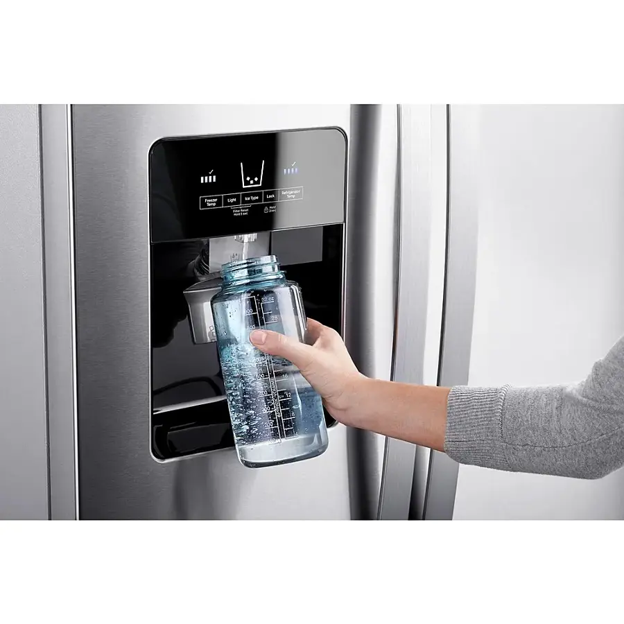 Alt View 5. Whirlpool - 24.6 Cu. Ft. Side-by-Side Refrigerator - Fingerprint Resistant Stainless Steel.