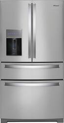 Whirlpool - 26.2 Cu. Ft. 4-Door French Door Refrigerator - Stainless Steel - Front_Zoom