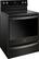Angle. Whirlpool - 6.4 Cu. Ft. Freestanding Electric Convection Range with Self-Cleaning - Black stainless steel.