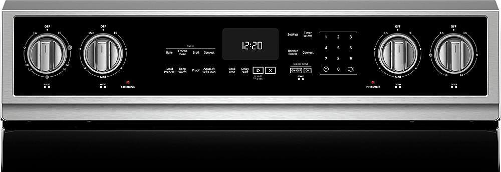 Alt View 1. Whirlpool - 6.4 Cu. Ft. Freestanding Electric Convection Range with Self-Cleaning - Fingerprint Resistant Stainless Steel.