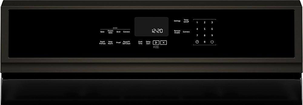 Alt View 1. Whirlpool - 5.8 Cu. Ft. Freestanding Gas Convection Range with Self-Cleaning - Black Stainless Steel with Printshield Finish.