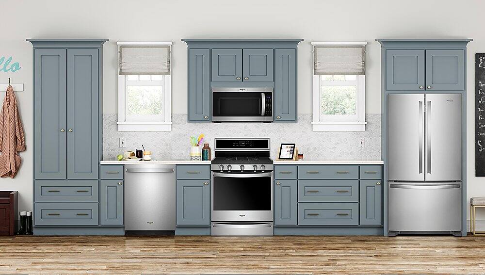 Alt View 16. Whirlpool - 5.8 Cu. Ft. Freestanding Gas Convection Range with Self-Cleaning - Fingerprint Resistant Stainless Steel.