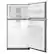 Angle. Whirlpool - 20.5 Cu. Ft. Top-Freezer Refrigerator - Fingerprint Resistant Stainless Steel.