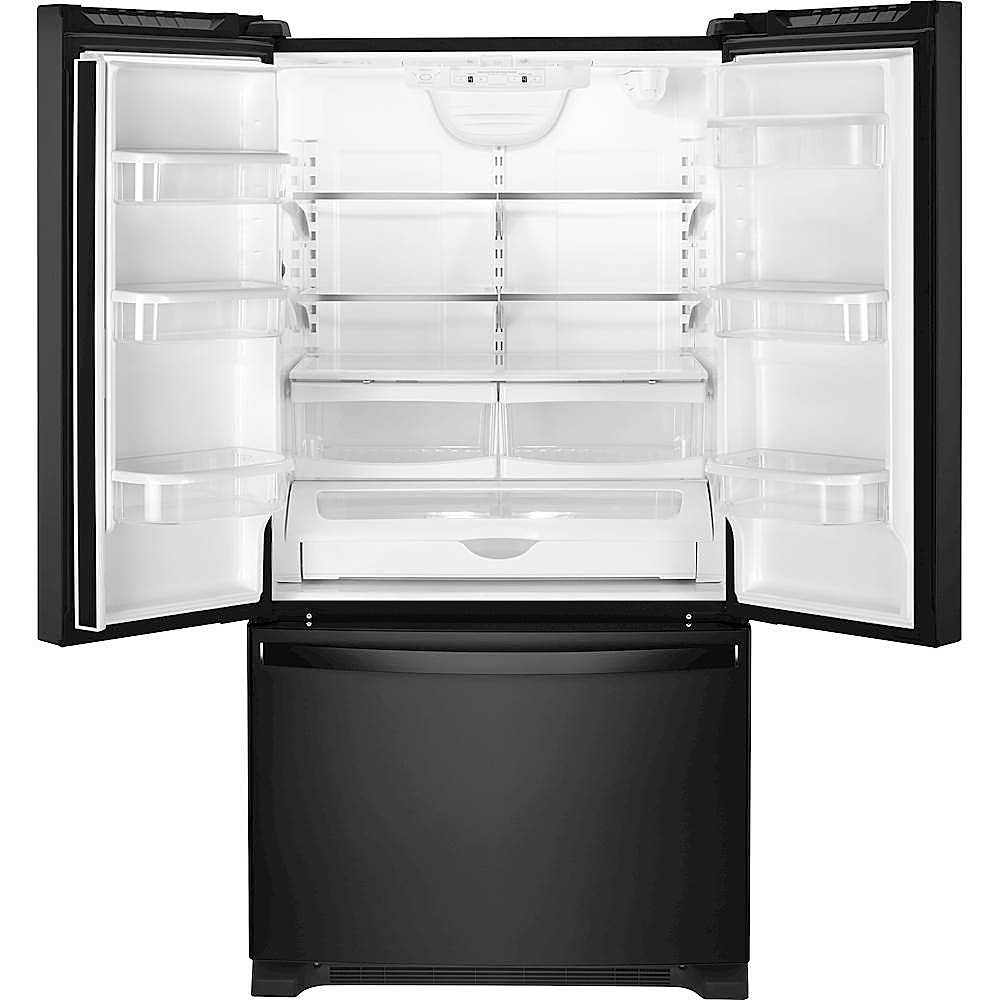 Alt View 11. Whirlpool - 20 cu. ft. French Door Refrigerator with Counter Depth Design - Black.