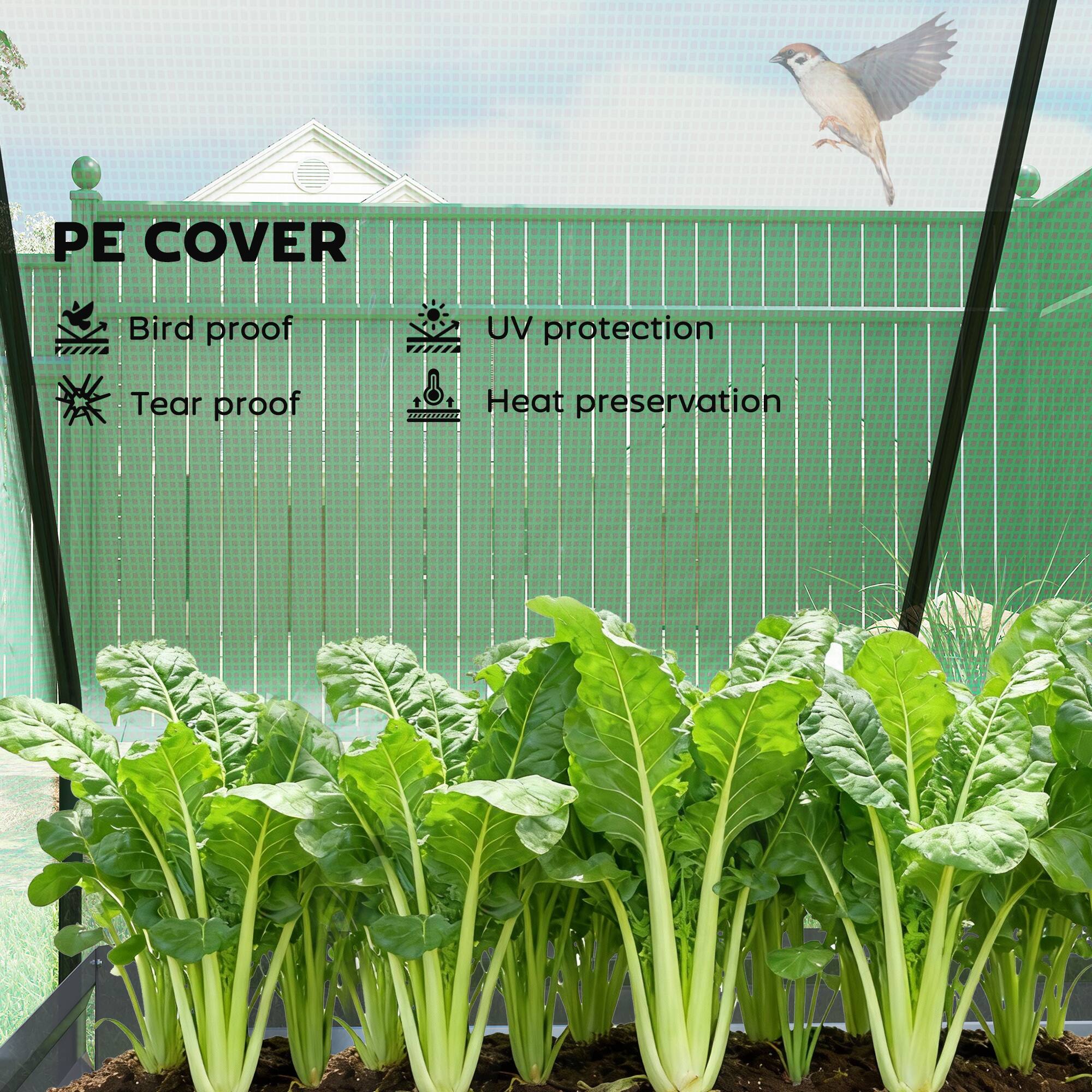PE COVER  
- Bird proof  
- UV protection  
- Tear proof  
- Heat preservation