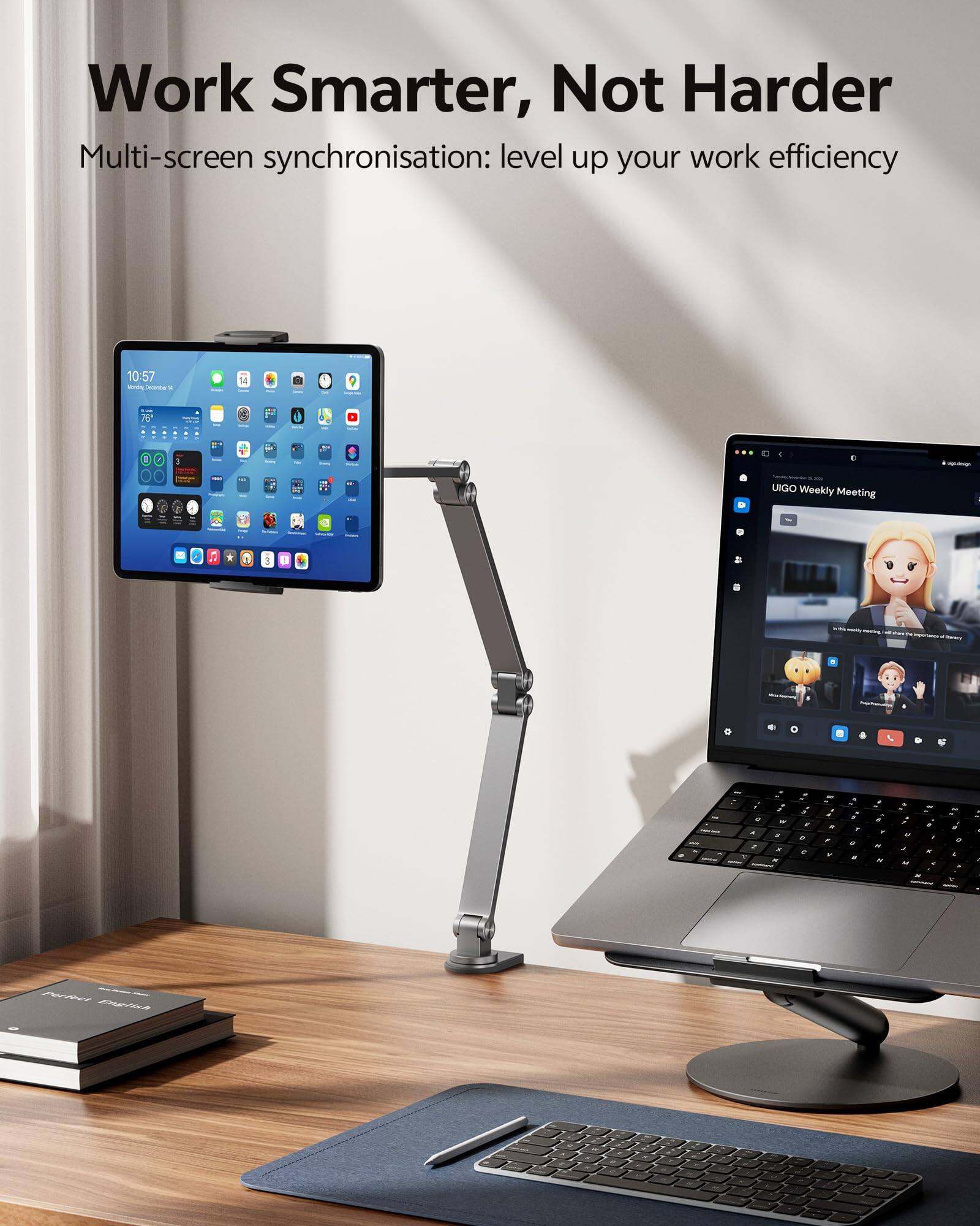 Work Smarter, Not Harder  
Multi-screen synchronisation: level up your work efficiency  

10:57  
Monday, December 14  

UIGO Weekly Meeting