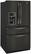 Angle. Whirlpool - 26.2 Cu. Ft. 4-Door French Door Refrigerator - Black Stainless Steel with Printshield Finish.