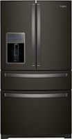 Whirlpool - 26.2 Cu. Ft. 4-Door French Door Refrigerator - Black Stainless Steel - Front_Zoom
