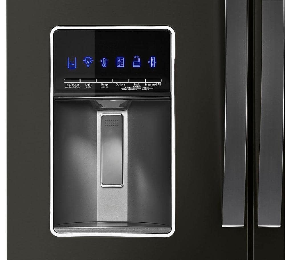 Whirlpool 26.2 Cu. Ft. 4 Door French Door Refrigerator Black