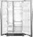 Alt View 2. Whirlpool - 21.7 Cu. Ft. Side-by-Side Refrigerator - Monochromatic Stainless Steel.