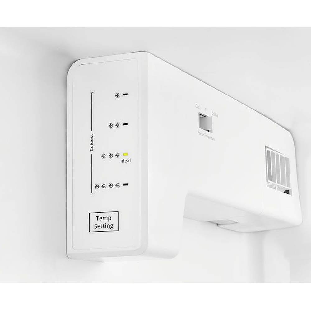 Alt View 14. Whirlpool - 21.7 Cu. Ft. Side-by-Side Refrigerator - Black.