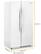 Alt View 1. Whirlpool - 21.7 Cu. Ft. Side-by-Side Refrigerator - White.