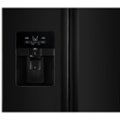 Alt View 2. Whirlpool - 24.6 Cu. Ft. Side-by-Side Refrigerator with Water and Ice Dispenser - Black.