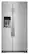 Front. Whirlpool - 20.6 Cu. Ft. Side-by-Side Counter-Depth Refrigerator - Fingerprint Resistant Stainless Steel.