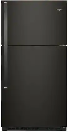 Whirlpool - 21.3 Cu. Ft. Top-Freezer Refrigerator - Black Stainless Steel